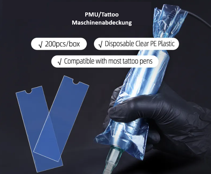 200 pieces tattoo permanent makeup cable cover