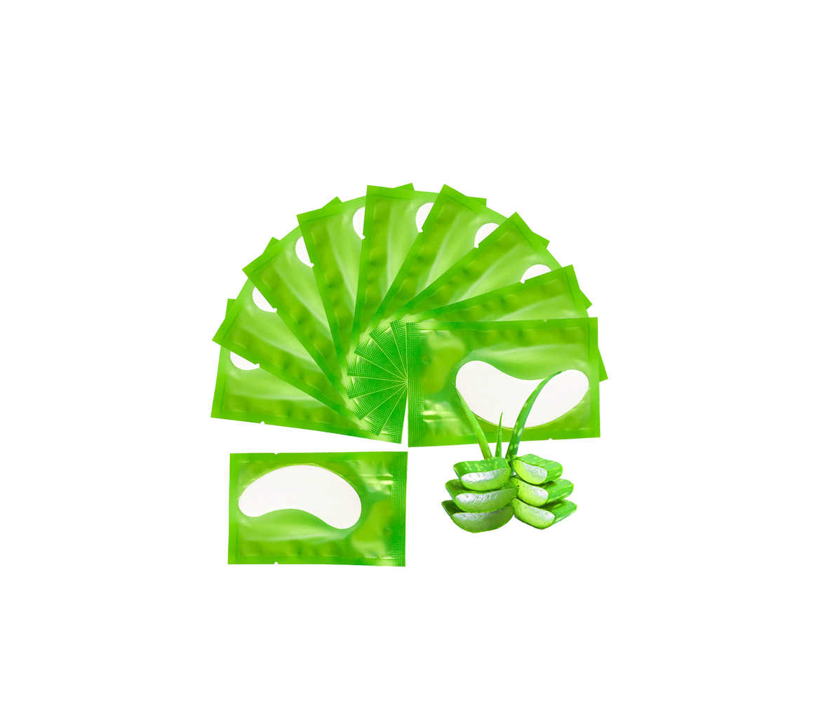 50 pairs of hydrogel eye pads with aloe, vitamin E