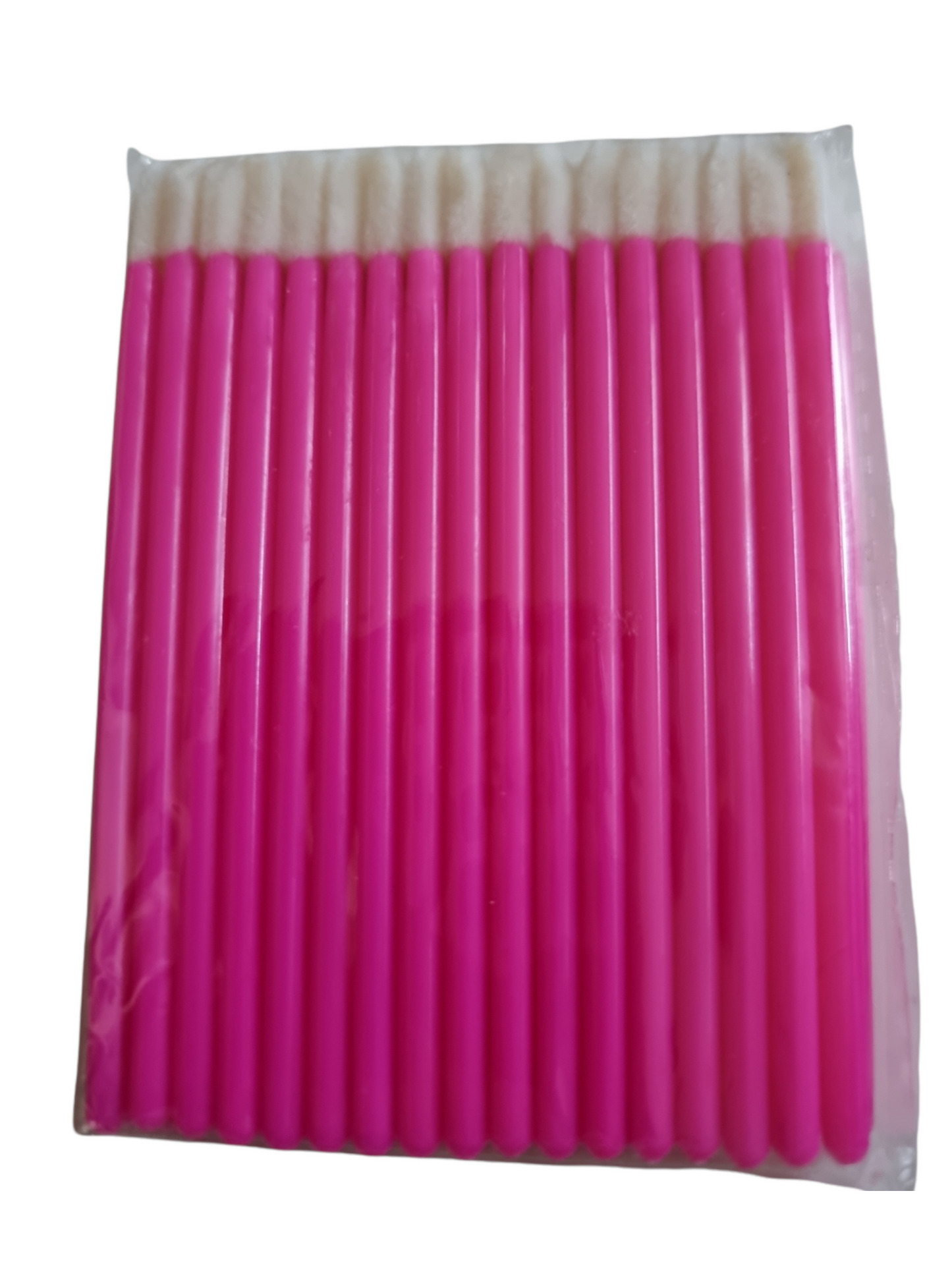 100 x Microfaser Reinigungsstäbchen Fusselfrei Lippenpinsel (5 Farben)