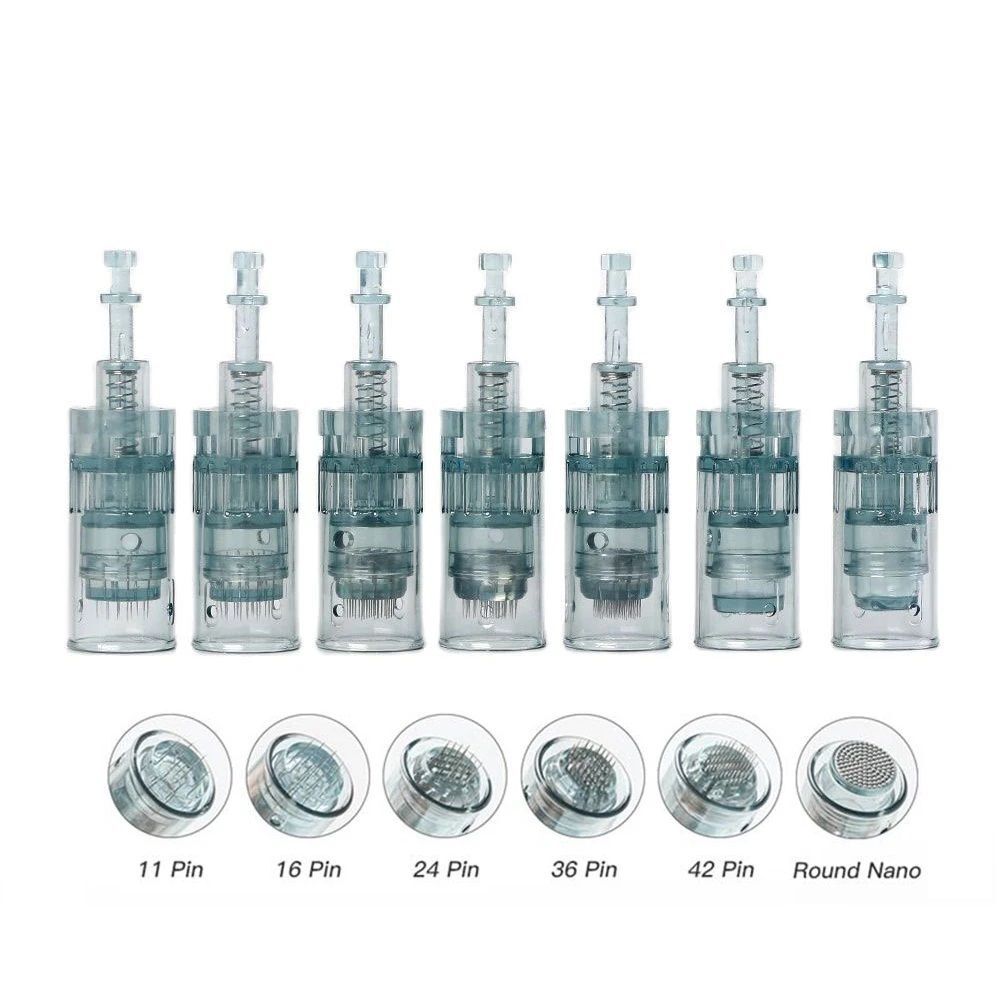 1 Mix-Set (6 Stück) Microneedling Nadeln Ersatzköpfe M8