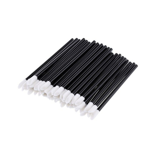 100 x microfibre cleaning sticks, lint-free lip brushes (5 colours).