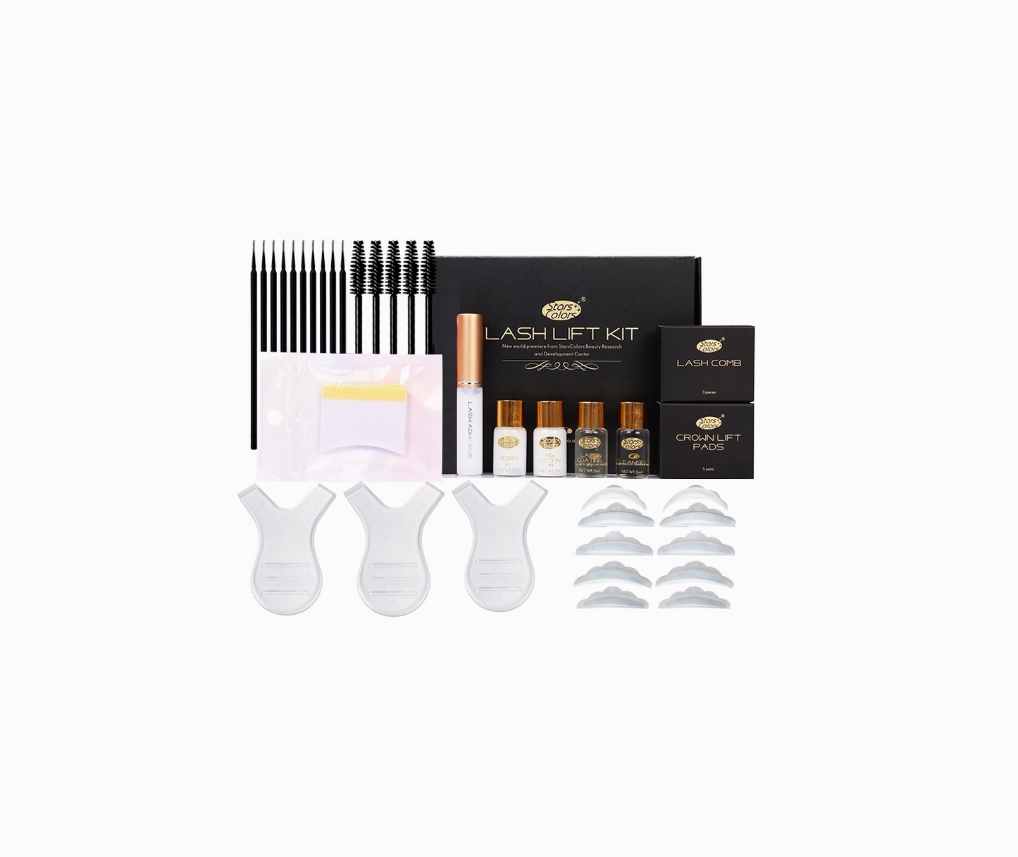 Wimpernlifting Lash Lift Starter Set 38 tlg Stars Colors