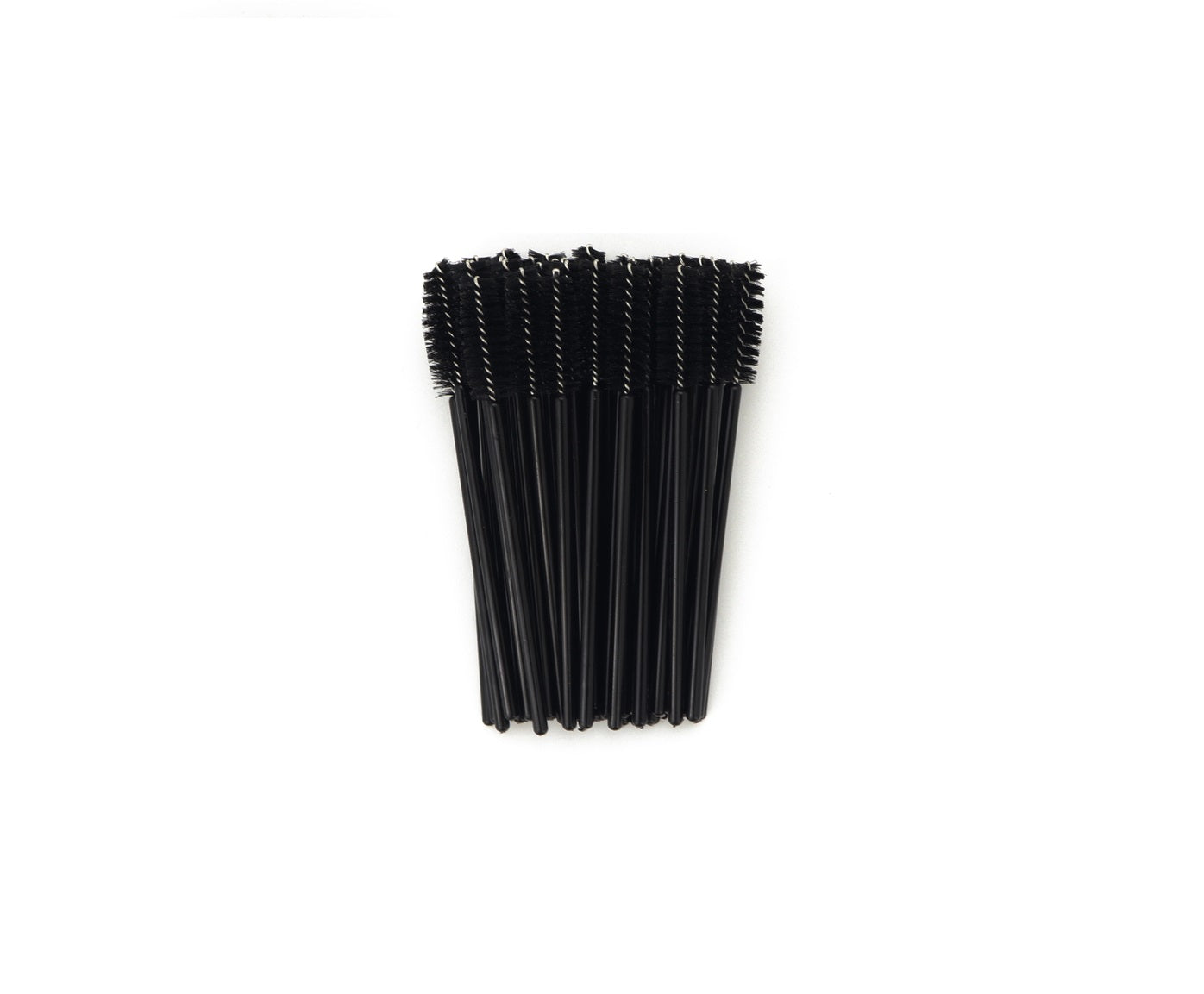 100x eyelash brushes, mascara brushes, eyebrow brushes (6 colors).