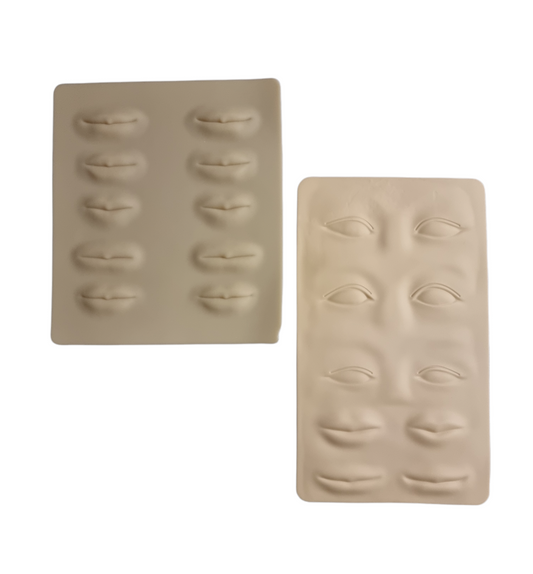 3D practice skin eye or lips training material