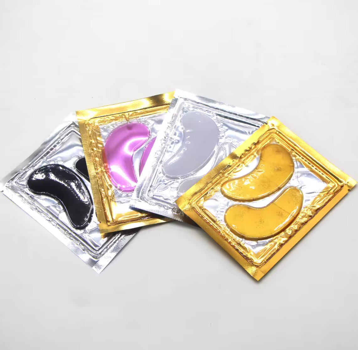 10 x Augenpads Anti-Aging Kollagen (Gold, Weiß, Schwarz, Pink)