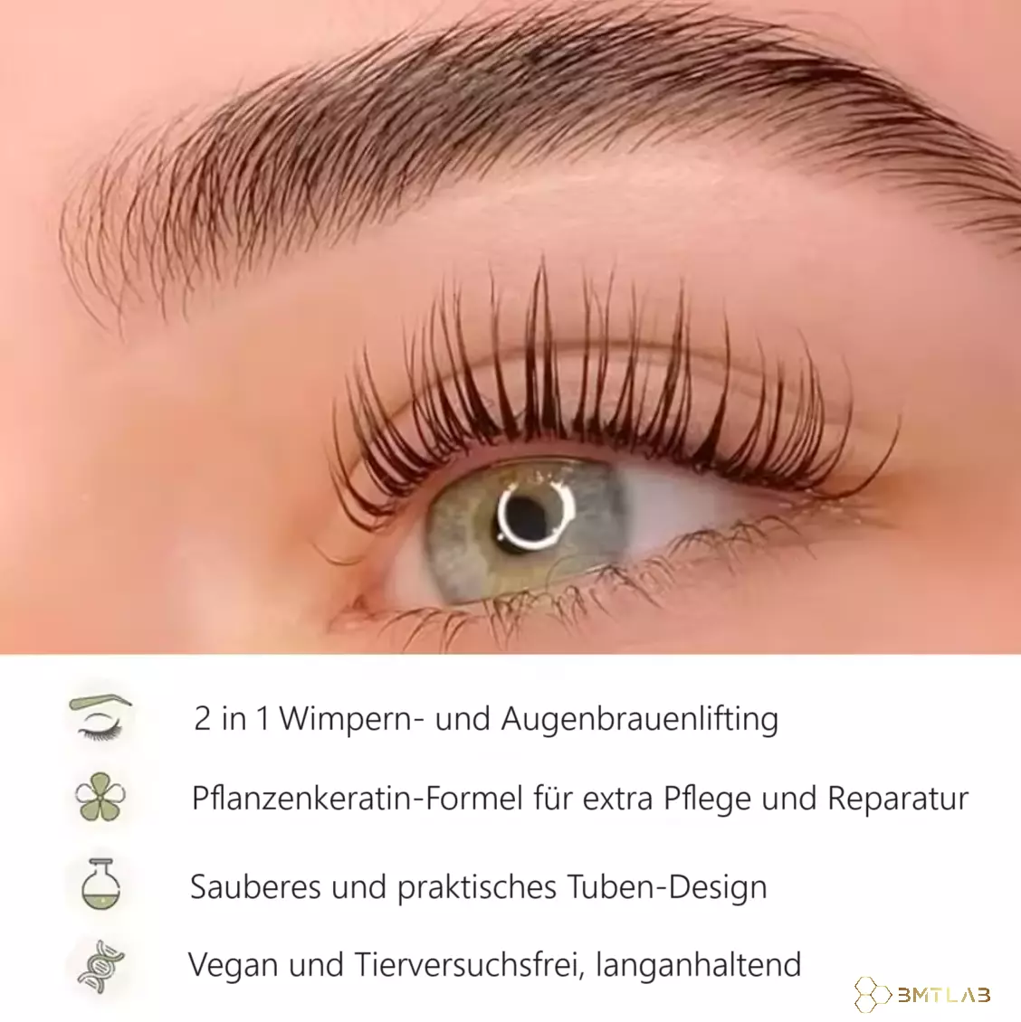 Wimpernlifting Set Lash Lift Brow Lift (5xStep 1 + 5xStep 2) Vegan