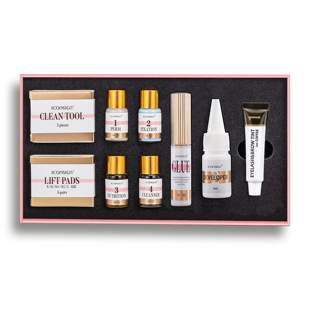 Wimpernlifting Lash Lift & Tint Set mit Augenbrauenfarbe ICONSIGN